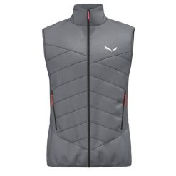 Kurtka puchowa bez rękawów Salewa Ortles Hyb Twr. Szare kurtki męskie Salewa, xl, bez wzorów, z poliesteru, bez kaptura. Za 703.00 zł.