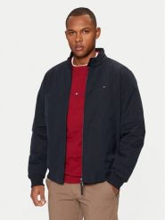 Tommy Hilfiger Kurtka przejściowa Harrington MW0MW37647 Granatowy Regular Fit. Niebieskie kurtki męskie Tommy Hilfiger, m, bez wzorów, z syntetyku, bez kaptura. Za 929.99 zł.