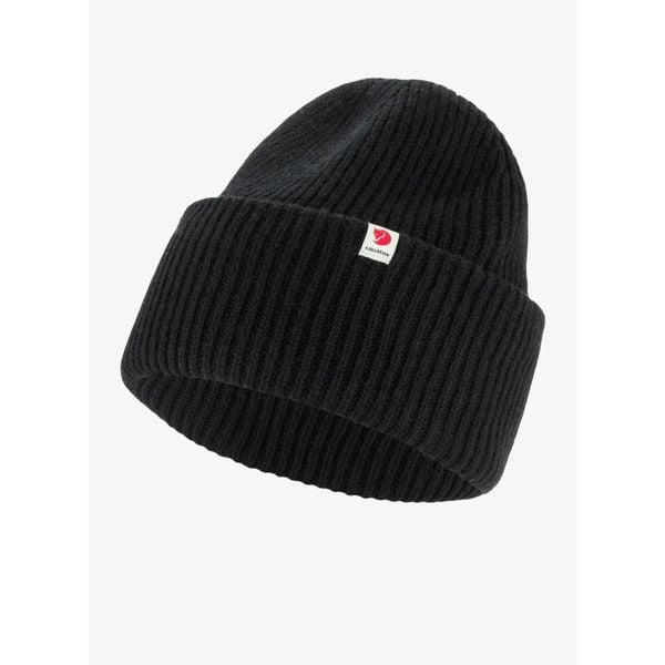 Czapka zimowa Fjallraven Heavy Beanie - black. Czarne czapki męskie Fjällräven. Za 235.99 zł.