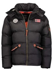 Geographical Norway Kurtka zimowa "Celian" w kolorze czarnym rozmiar: S. Czarne kurtki męskie Geographical Norway, na zimę, s, bez wzorów, bez kaptura. Za 257.92 zł.