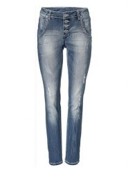 Heine Dżinsy - Regular fit - w kolorze niebieskim rozmiar: 44. Niebieskie jeansy damskie Heine. Za 153.34 zł.