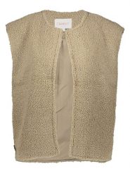 ONLY Kamizelka w kolorze beżowym rozmiar: XS. Brązowe kamizelki damskie Only, s, z materiału. Za 104.64 zł.