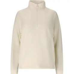 Bluza damska z zamkiem 1/2 Athlecia Franye. Brązowe bluzy bez kaptura damskie Athlecia, z dresówki. Za 228.00 zł.