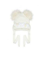 Jamiks Czapka Boa IIA JZG221 Écru. Czapki dziecięce Jamiks, na zimę, bez wzorów, z syntetyku. Za 139.99 zł.