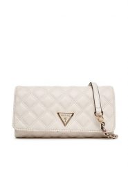 Guess Torebka Giully II Mini HWQG96 73750 Écru. Torebki klasyczne damskie Guess, z aplikacjami, ze skóry, wizytowe, bez kołnierzyka, bez ramiączek. Za 299.99 zł.