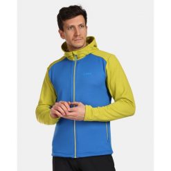 Męska elastyczna bluza sportowa polarowa Kilpi SEVELEN-M. Niebieskie bluzy bez kaptura męskie Kilpi, bez wzorów, z polaru, sportowe, bez kołnierzyka, bez ramiączek. Za 318.77 zł.