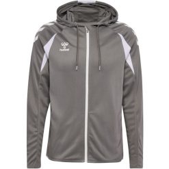 Bluza dresowa z kapturem Hummel Core 2.0. Białe bluzy z kapturem męskie HUMMEL, z dresówki. Za 299.50 zł.