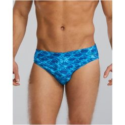 Spodenki TYR BRIEFS - DURAFAST ELITE. Niebieskie kąpielówki męskie TYR, m, bez wzorów, do pływania. Za 229.99 zł.