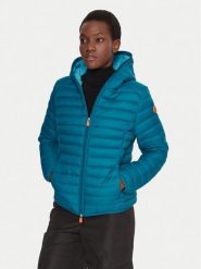 Save The Duck Kurtka przejściowa D33620W GIGA21 Niebieski Regular Fit. Niebieskie kurtki damskie SAVE THE DUCK, bez wzorów, z syntetyku, bez kaptura. Za 589.99 zł.