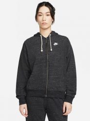 Nike Sportswear Bluza w kolorze czarnym rozmiar: XS. Czarne bluzy z kapturem damskie Nike Sportswear, s, z bawełny. Za 149.31 zł.