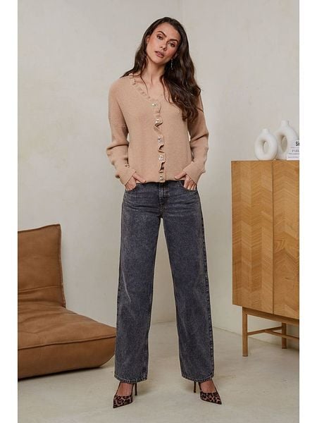 Soft Cashmere Kardigan w kolorze jasnobrązowym rozmiar: 38/40. Brązowe kardigany damskie Soft Cashmere, bez wzorów, z kaszmiru. Za 148.26 zł.