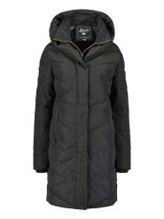 Geographical Norway Płaszcz pikowany "Djamila" w kolorze czarnym rozmiar: L. Czarne płaszcze damskie Geographical Norway, l, bez wzorów. Za 368.96 zł.