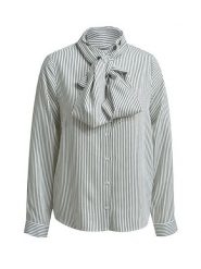 Milano Italy Bluzka w kolorze biało-czarnym rozmiar: 46. Białe bluzki damskie Milano Italy, bez wzorów, z wiskozy, bez kołnierzyka, bez ramiączek. Za 173.99 zł.