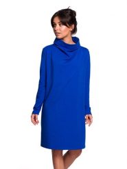 Bewear Sukienka w kolorze kobaltowym rozmiar: L. Niebieskie sukienki damskie Bewear, l, bez wzorów, bez kołnierzyka, bez ramiączek, maxi. Za 122.67 zł.