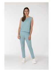 Super.natural Kombinezon "Feel Good" w kolorze błękitnym rozmiar: M. Niebieskie kombinezony damskie Super.natural, m, bez wzorów, z wełny, bez kołnierzyka, bez ramiączek. Za 217.99 zł.