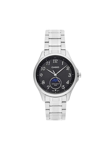 Casio Zegarek MTP-M110D-1AVER Srebrny. Szare, analogowe zegarki męskie Casio, srebrne. Za 649.00 zł.