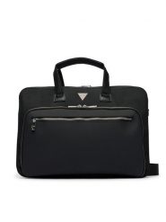 Guess Torba na laptopa HMBEHN P6138 Czarny. Czarne torby na laptopa damskie Guess, z aplikacjami, z materiału. Za 679.99 zł.
