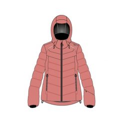 Kurtka damska turystyczna damska CMP 33W0376. Czerwone kurtki damskie CMP, na zimę, l, bez wzorów, bez kaptura. Za 813.50 zł.