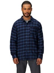 Marmot Flanelowa koszula funkcyjna "Stonepeak" w kolorze granatowym rozmiar: M. Niebieskie koszule męskie Marmot, m, bez wzorów, z materiału, bez kołnierzyka, bez ramiączek. Za 130.99 zł.