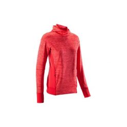 Bluza Z Kapturem Damska Run Warm Czerwona. Czerwone bluzy z kapturem damskie KALENJI, l, bez wzorów, z elastanu, z kapturem. Za 79.99 zł.