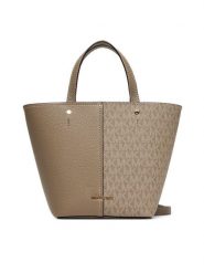 MICHAEL Michael Kors Torebka 32T5GFFC1B Beżowy. Brązowe torebki klasyczne damskie MICHAEL Michael Kors, bez wzorów, ze skóry, bez dodatków. Za 899.99 zł.