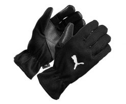 Rękawiczki Puma Winter Players. Czarne rękawiczki dziecięce Puma, z materiału, bez ramiączek. Za 33.99 zł.