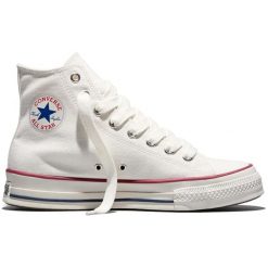 Buty sportowe Converse Chuck Taylor Throwback. Białe buty sportowe na co dzień damskie Converse, z materiału, bez zapięcia. Za 590.00 zł.