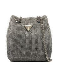 Guess Torebka HWOY93 50750 Srebrny. Szare torebki klasyczne damskie Guess, z aplikacjami, ze skóry, bez dodatków. Za 479.99 zł.
