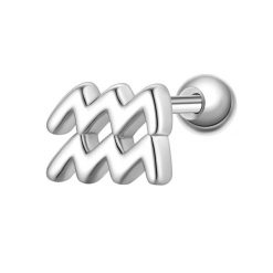 Glanzstücke München Piercing Sterling Silber Kolczyki 1 ct Damski. Szare kolczyki damskie Glanzstücke München, srebrne. Za 110.49 zł.