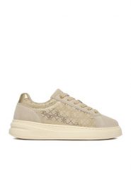 Guess Sneakersy CEO-25KC1003 Beżowy. Brązowe buty sportowe dziewczęce Guess, z aplikacjami, ze skóry, bez zapięcia. Za 249.99 zł.