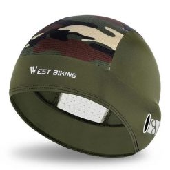 Czapka letnia anty-UV z jedwabiu lodowego sportowa. Zielone czapki męskie WEST BIKING, na lato, bez wzorów, z jedwabiu, sportowe. Za 55.60 zł.