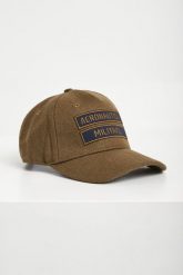 Czapka z daszkiem męska wełniana AERONAUTICA MILITARE. Czapki męskie AERONAUTICA MILITARE, bez wzorów, z wełny. W wyprzedaży za 230.30 zł.
