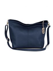 Lucca Baldi Skórzana torebka "Trapani" w kolorze niebieskim - 33 x 14 x 25 cm rozmiar: onesize. Niebieskie torebki klasyczne damskie Lucca Baldi, bez wzorów, z materiału, bez dodatków. Za 304.56 zł.