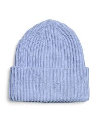 Pieces Czapka dzianinowa w kolorze błękitnym rozmiar: onesize. Niebieskie czapki zimowe damskie Pieces, z dzianiny. Za 50.12 zł.