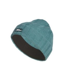 Czapka typu beanie z prążkowanej dzianiny. Niebieskie czapki męskie Adidas, na zimę, bez wzorów, z dzianiny, sportowe. Za 129.00 zł.