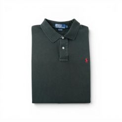 Polo Ralph Lauren koszulka męska z krótkim rękawem. Czarne koszulki polo męskie Ralph Lauren, l, bez wzorów, z tkaniny, bez ramiączek. Za 127.76 zł.