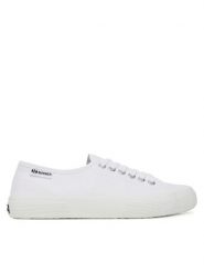 Superga Tenisówki S7151EW Biały. Białe trampki i tenisówki damskie Superga, bez wzorów, z materiału. Za 149.99 zł.