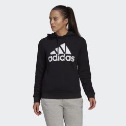 Bluza z Kapturem Loungewear Essentials Logo Rozmiar XS Czarny - GL0653. Białe bluzy sportowe damskie Adidas, xs. Za 199.00 zł.