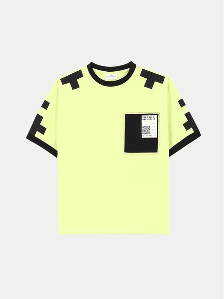 Coccodrillo T-Shirt ZC4143201WBJ Zielony Regular Fit. Zielone t-shirty chłopięce COCCODRILLO, bez wzorów, z bawełny, bez ramiączek. Za 49.99 zł.