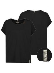 Sublevel Koszulka w kolorze czarnym rozmiar: XL. Czarne bluzki damskie Sublevel, xl, bez wzorów, z bawełny, bez kołnierzyka, bez ramiączek. Za 66.00 zł.