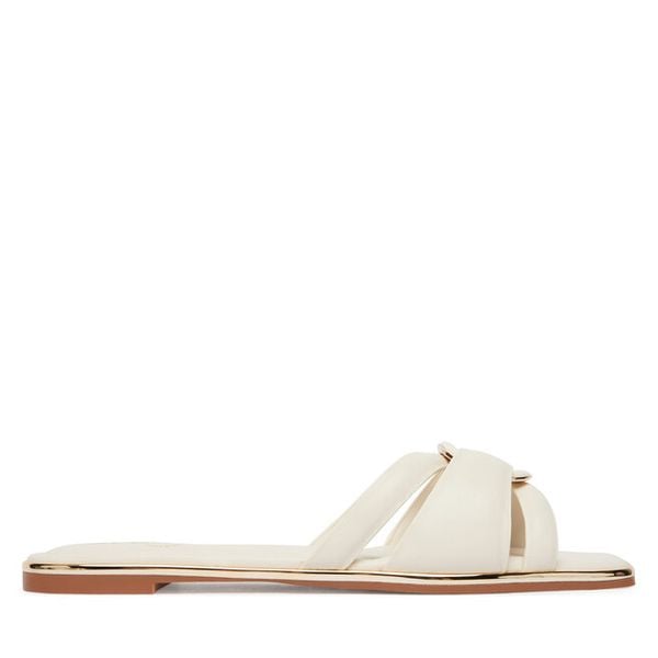 Klapki Aldo. Białe klapki damskie Aldo, bez wzorów, bez obcasa. Za 289.99 zł.