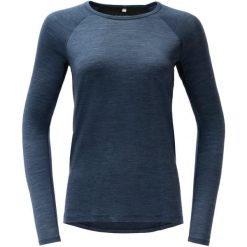 Bluza termoaktywna damska Devold Endurance Merino 130 Shirt. Niebieskie bluzy bez kaptura damskie Devold, m, z materiału. Za 357.49 zł.