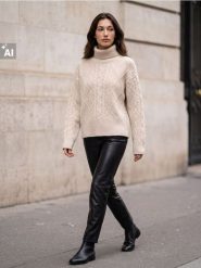 Sweter z domieszką wełny - Inny. Swetry klasyczne damskie Sinsay, l, z wełny, bez kołnierzyka. Za 59.99 zł.