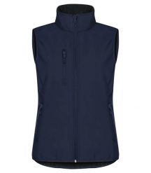 Clique Classic Softshell Vest Women – 3-warstwowa softshell, z recyklingu –. Niebieskie kurtki softshell damskie CLIQUE, xl, bez wzorów, z polaru, bez kaptura. Za 232.21 zł.