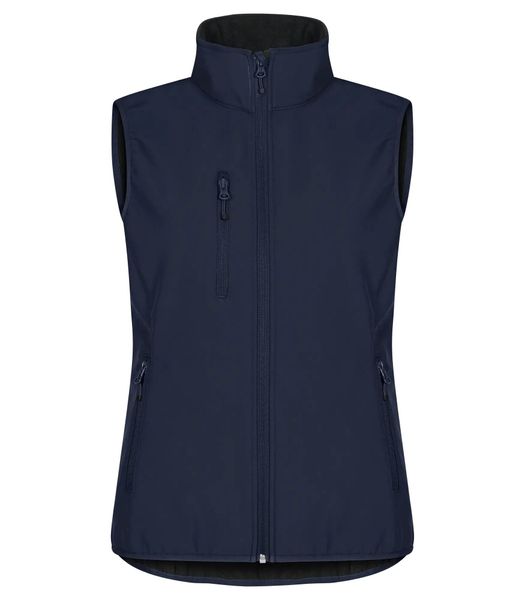 Clique Classic Softshell Vest Women - 3-warstwowa softshell, ciemny granat –. Niebieskie kurtki softshell damskie CLIQUE, m, bez wzorów, z polaru. Za 232.21 zł.