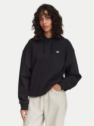Adidas Bluza Essentials KR3605 Czarny Oversize. Czarne bluzy bez kaptura damskie Adidas, xs, z bawełny. Za 259.99 zł.