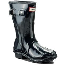 Kalosze Hunter. Czarne kalosze damskie Hunter, bez wzorów. Za 349.99 zł.