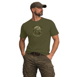 T-Shirt Wild forest Moonlight GRUCA. T-shirty męskie GRUCA, m, bez wzorów, z bawełny, bez kołnierzyka. Za 59.99 zł.
