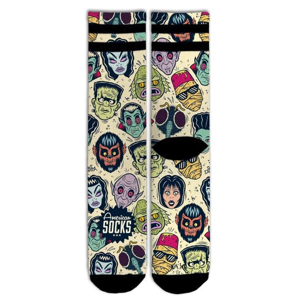Skarpetki American Socks Villains. Żółte skarpetki męskie AMERICAN SOCKS, bez wzorów. Za 101.48 zł.
