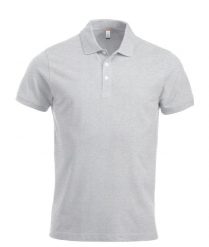 Clique Classic Lincoln S/S koszulka polo z bawełny, nowoczesny krój – ash. Szare koszulki polo męskie CLIQUE, s, bez wzorów, z bawełny, bez ramiączek. Za 120.98 zł.